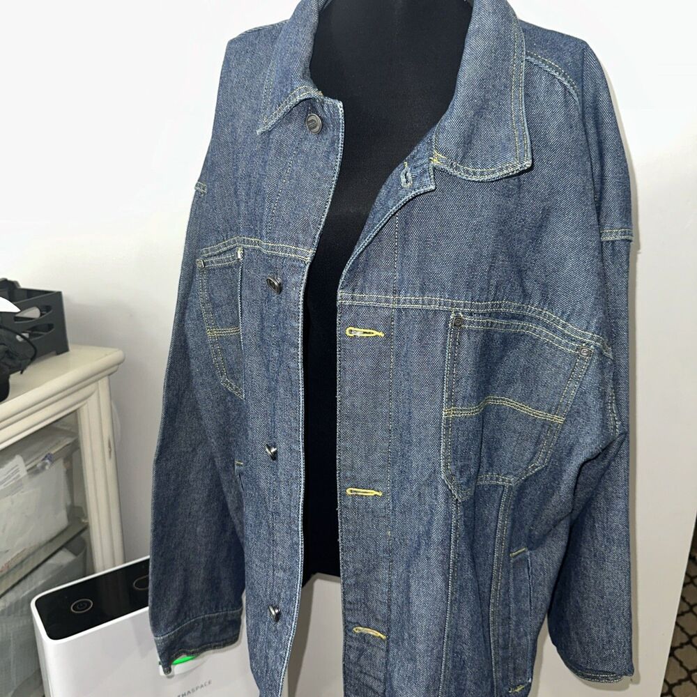 Pelle Pelle Marc Buchanan Urban Blue Denim Jacket XL